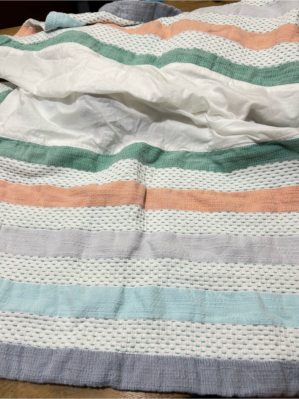 Pottery Barn Kids Colby Cotton Crib Skirt - Picture 3 of 8